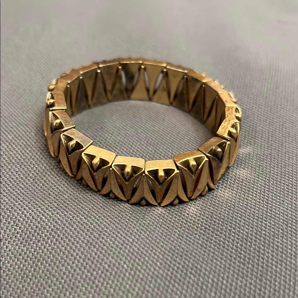 J. Crew Gold Geometric Bracelet